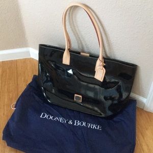 Dooney and Bourke Patent Leather Tote Shopper